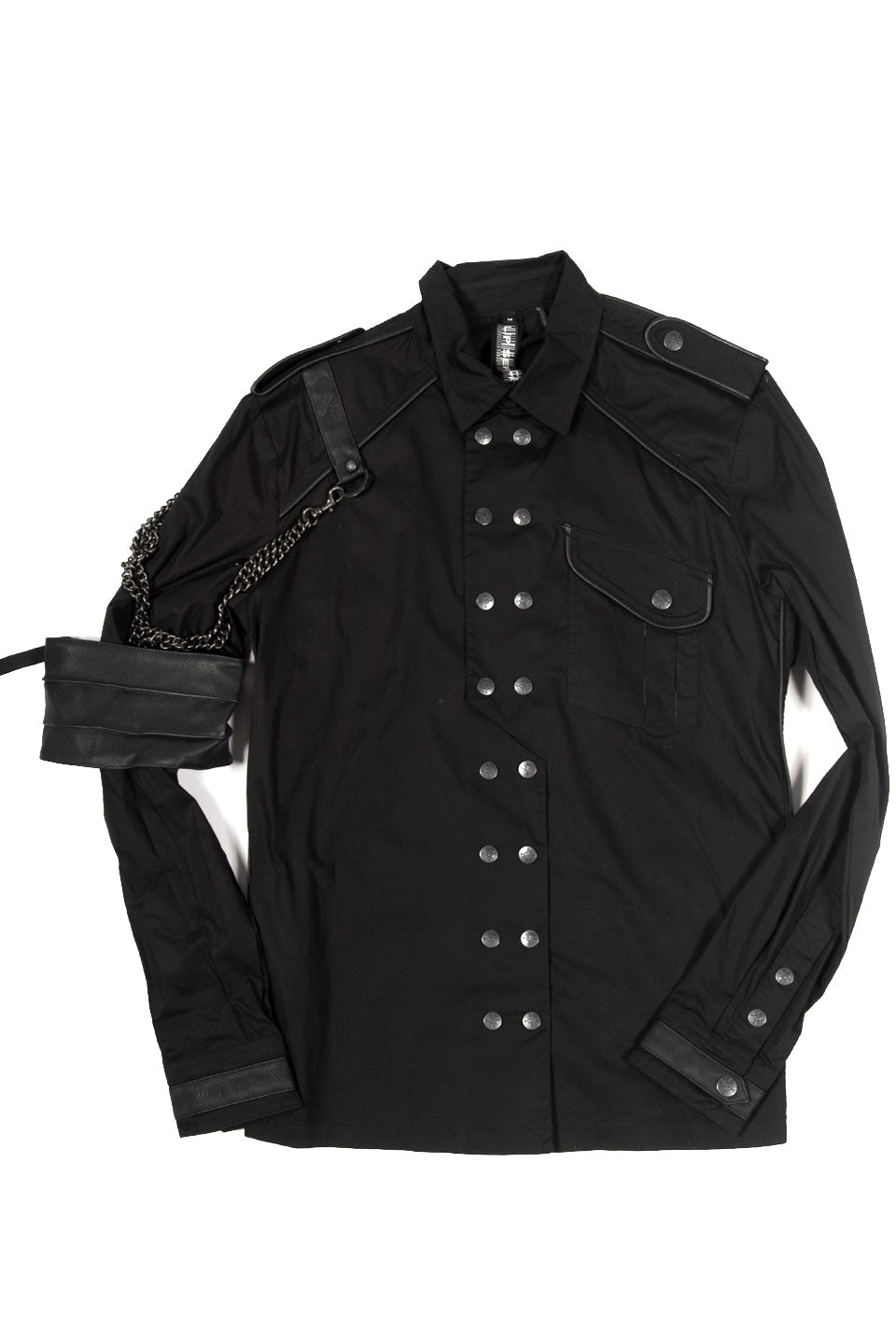 Vintage Dead Nation Military Shirt-Tops-Lip Service