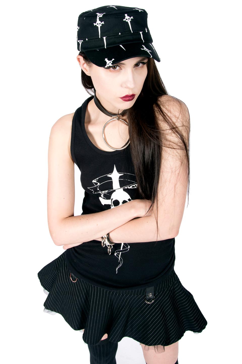 Vintage Gangster Prankster Micro Mini-Skirts-Lip Service