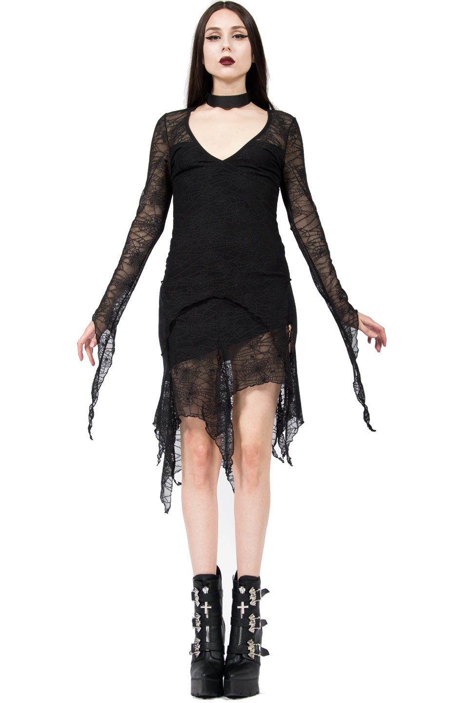 Vintage Spider Web Skirt-Skirts-Lip Service