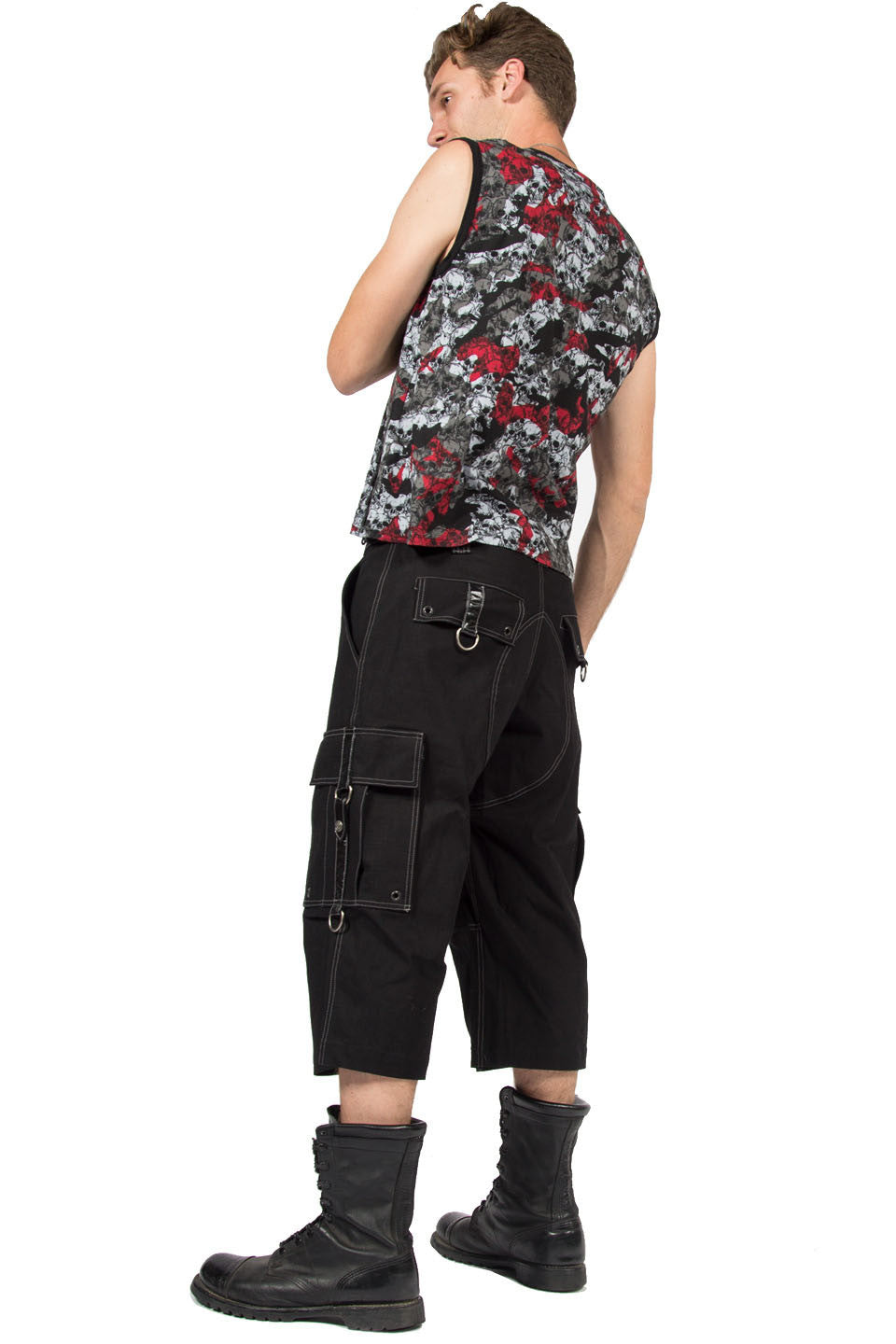 Vintage Fall Out Ripstop Cargo Shorts-Bottoms-Lip Service