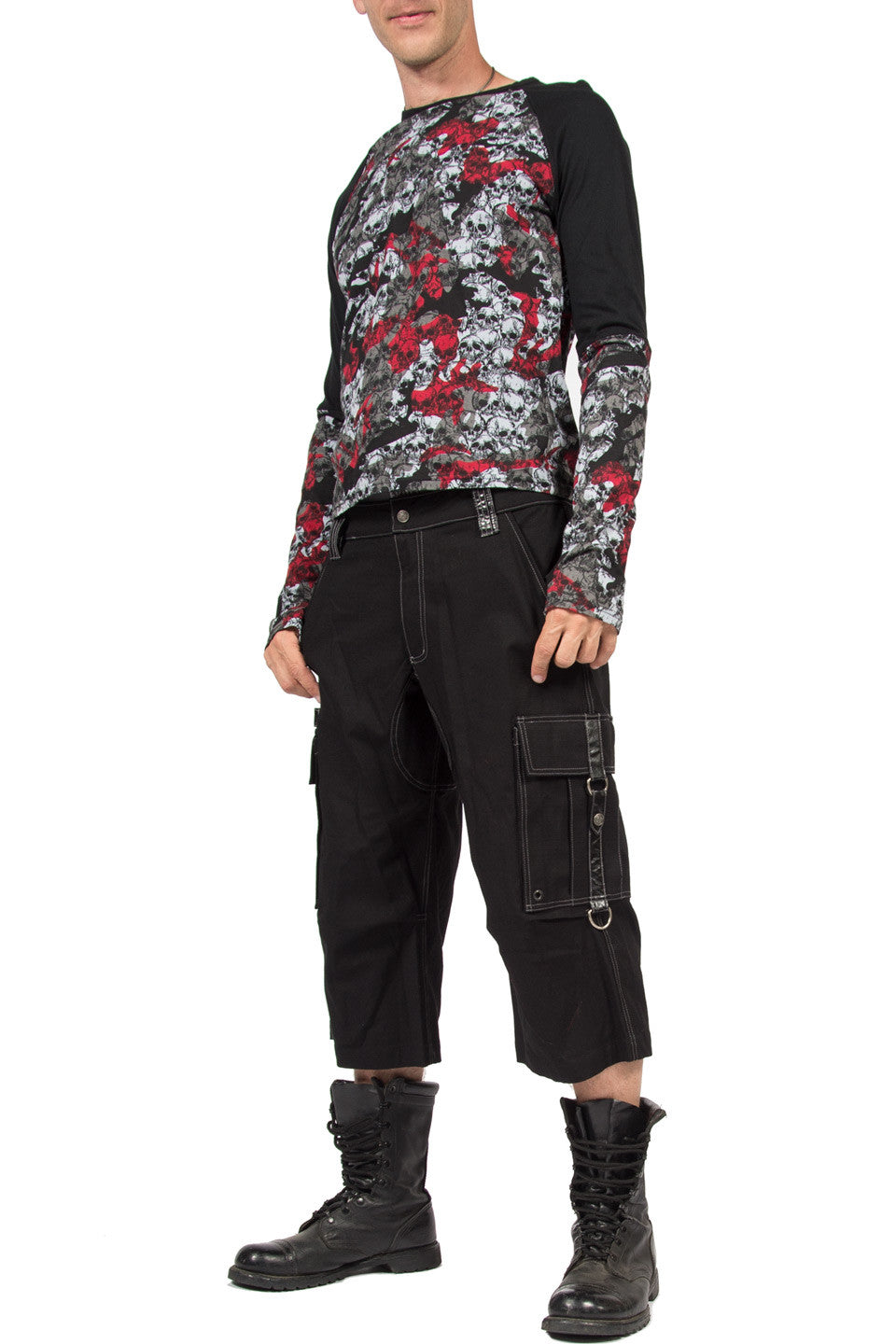 Vintage Fatal Fatigues Raglan with Thumbholes-Tops-Lip Service