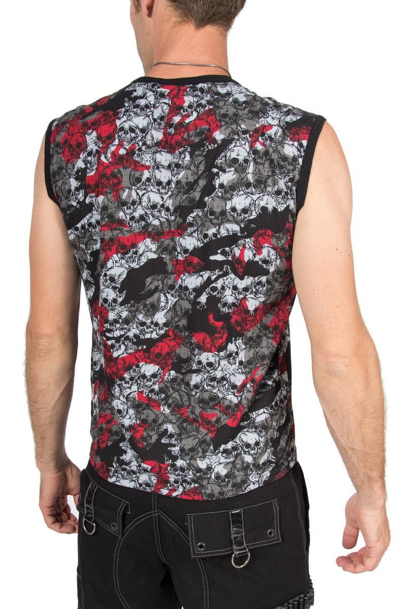 Vintage Fatal Fatigues Muscle Tee-Tops-Lip Service