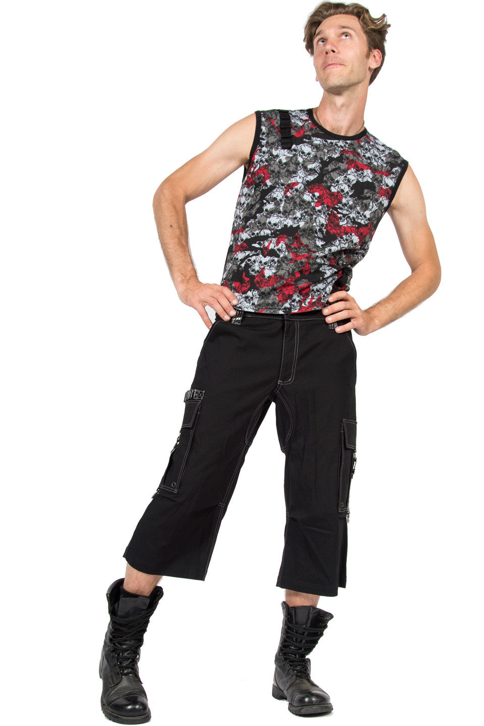 Vintage Fatal Fatigues Muscle Tee-Tops-Lip Service