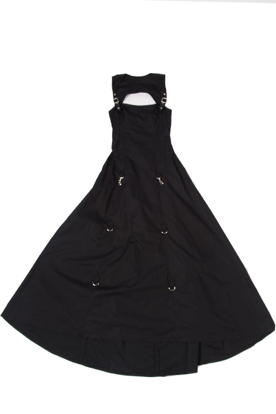 Vintage Long Black Goth Gown-Dresses-Lip Service