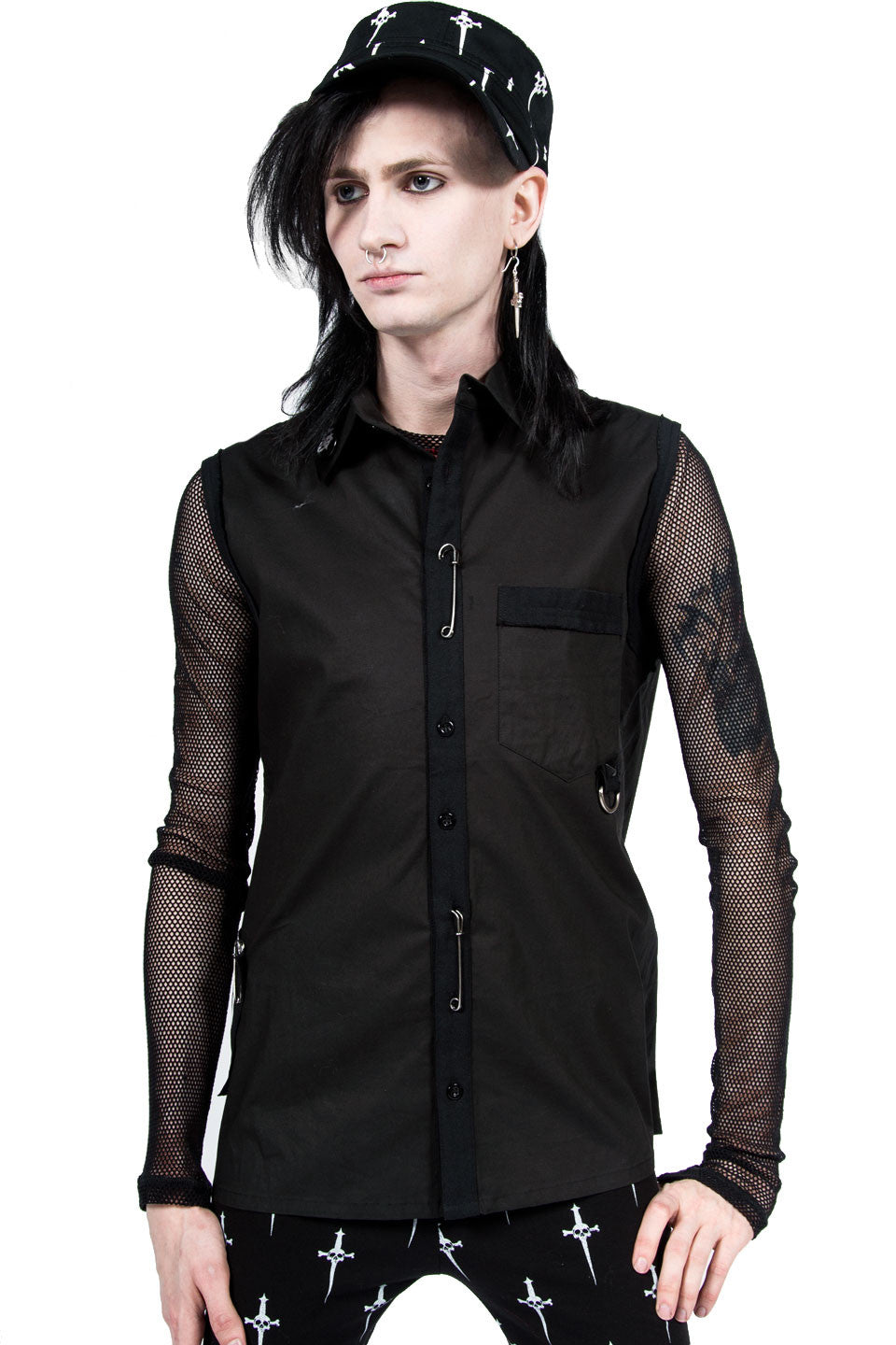 Vintage Punk & Disorderly Sleeveless Shirt-Tops-Lip Service