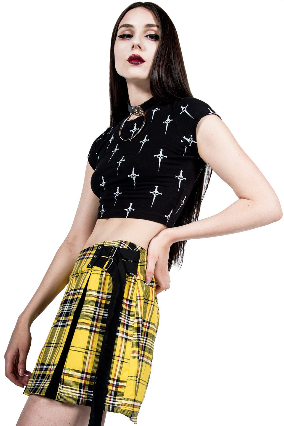 Vintage Perfectly Punk Mini Skirt-Skirts-Lip Service