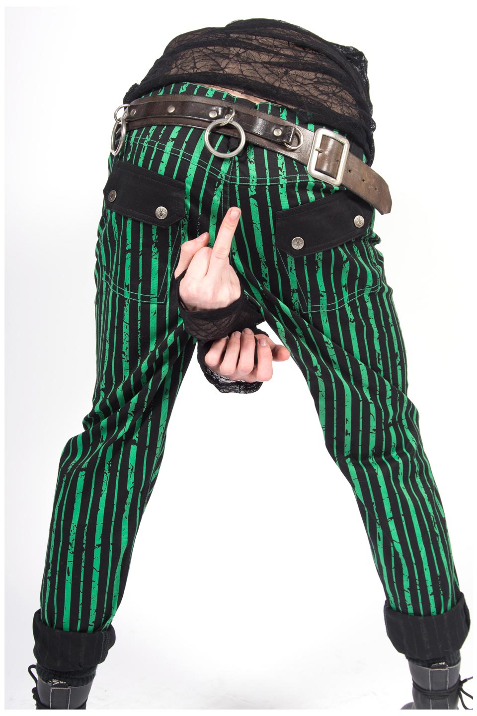 Vintage Ghoul School Distressed Jeans-jeans-Lip Service