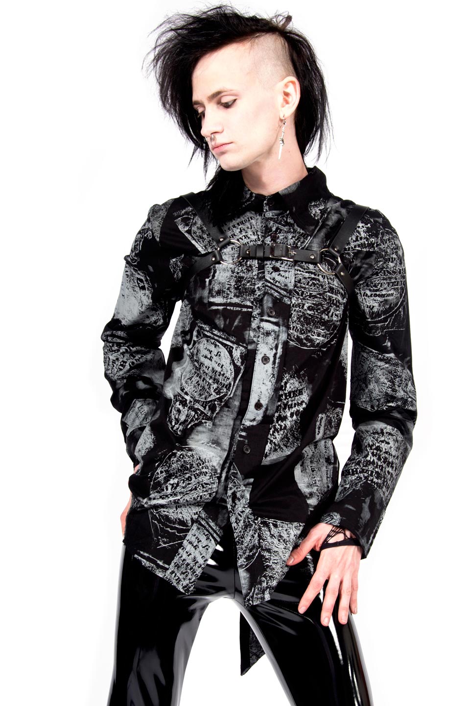 Vintage Morbid Curiosity Shirt-Tops-Lip Service