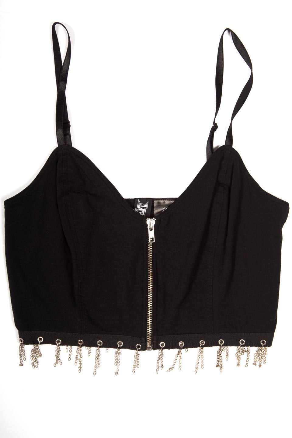 Vintage Chain Crop Top-Tops-Lip Service
