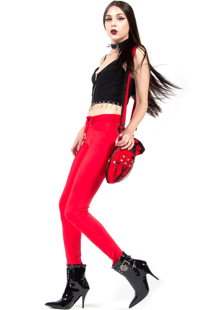 Vintage Chain Crop Top-Tops-Lip Service