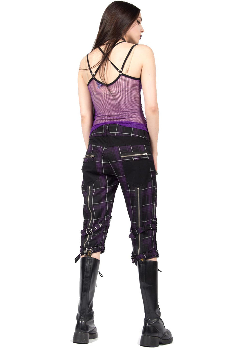 Vintage Purple Fishnet Tank Top-Tops-Lip Service