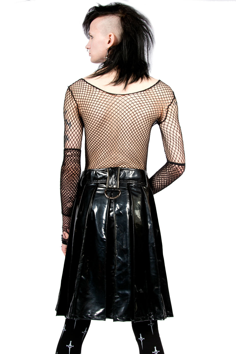 Vintage PVC Kilt-Kilts-Lip Service
