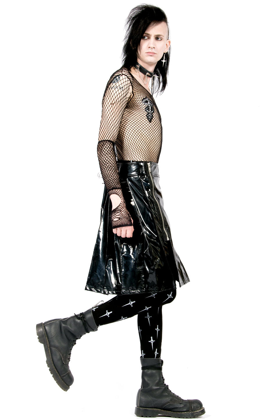 Vintage PVC Kilt-Kilts-Lip Service