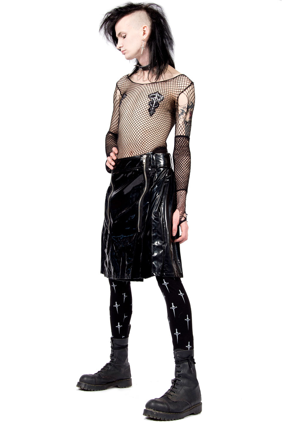 Vintage PVC Kilt-Kilts-Lip Service