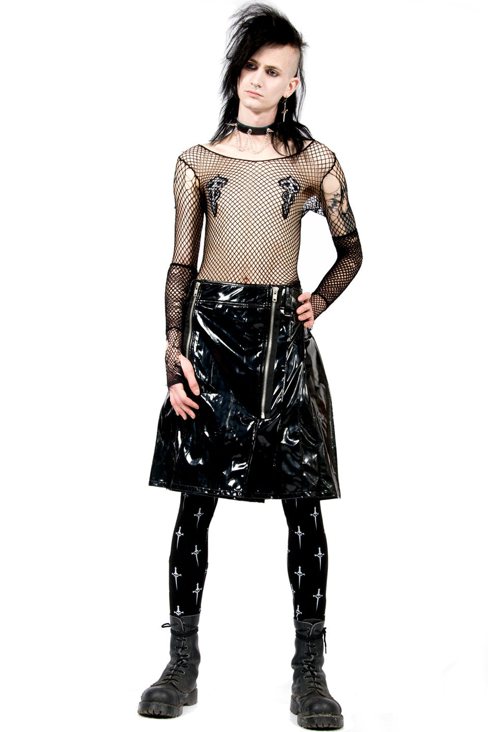 Vintage PVC Kilt-Kilts-Lip Service