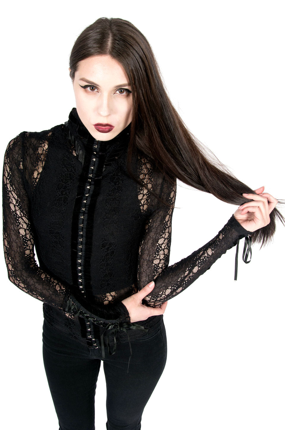 Vintage Blacklist Knit Top-Tops-Lip Service