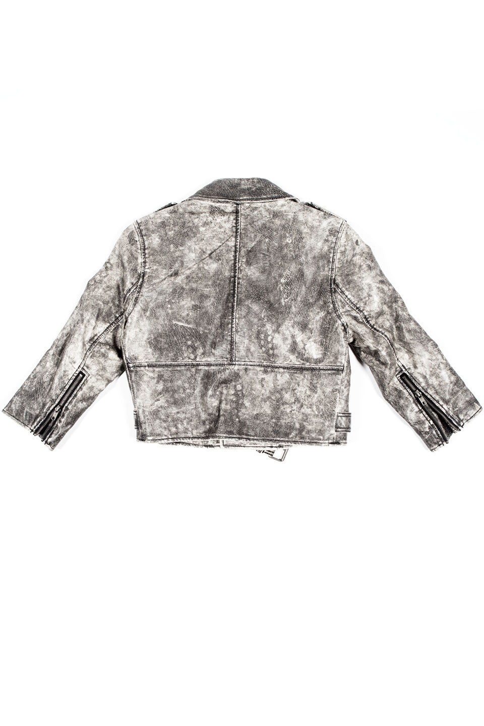 Vintage Washed Moto Jacket-Jacket-Lip Service