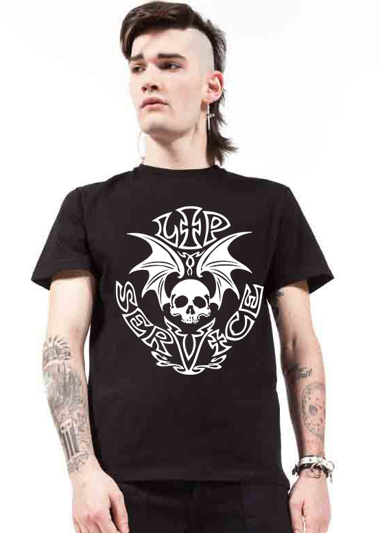 Lip Service Winged Skull T-shirt-Tops-Lip Service