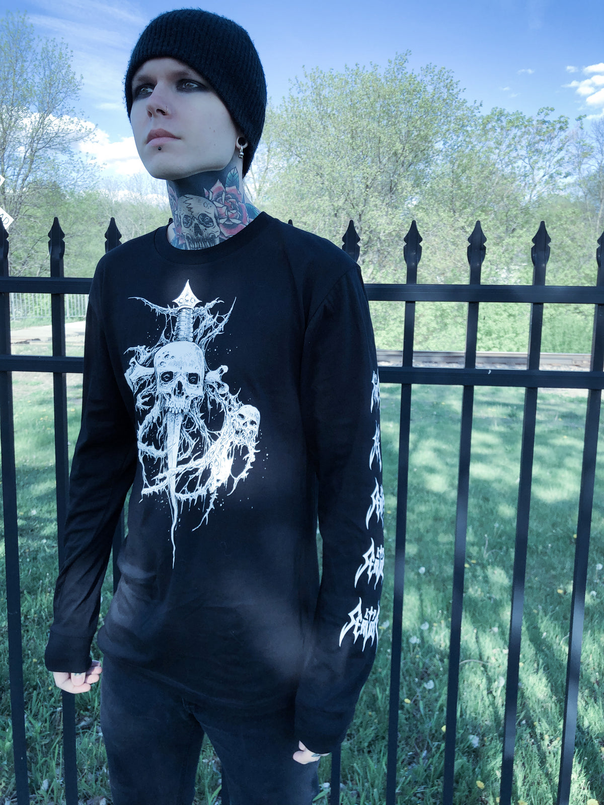 Riddick X Lip Service Long Sleeve T-Tops-Lip Service