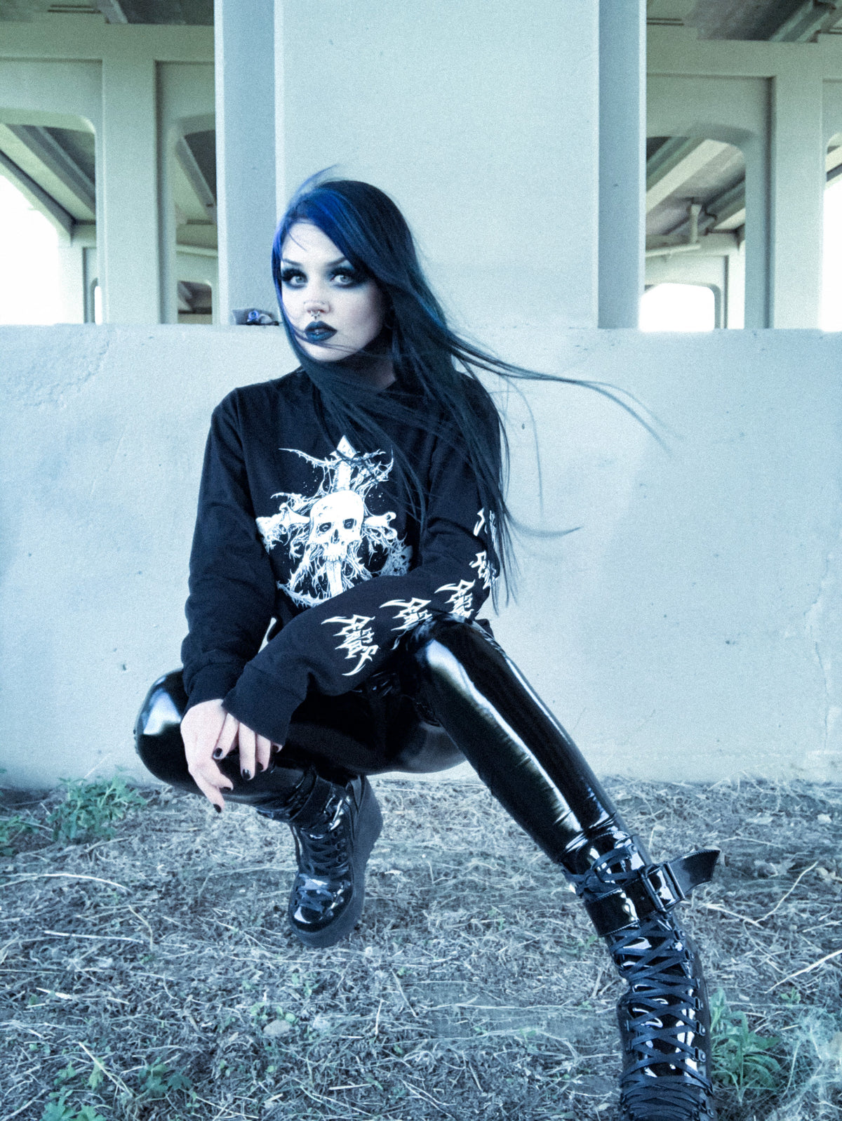 Riddick X Lip Service Long Sleeve T-Tops-Lip Service