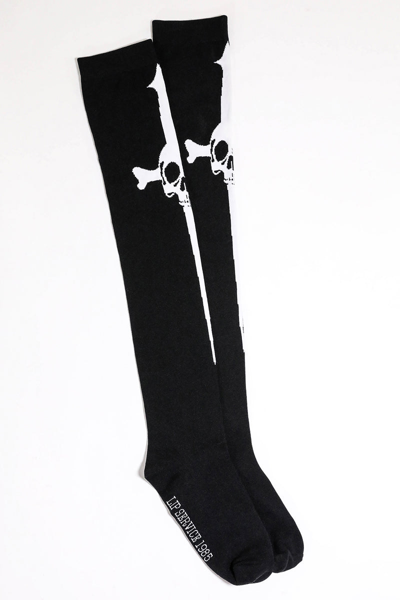 Dagger Thigh High Socks-Accessories-Lip Service