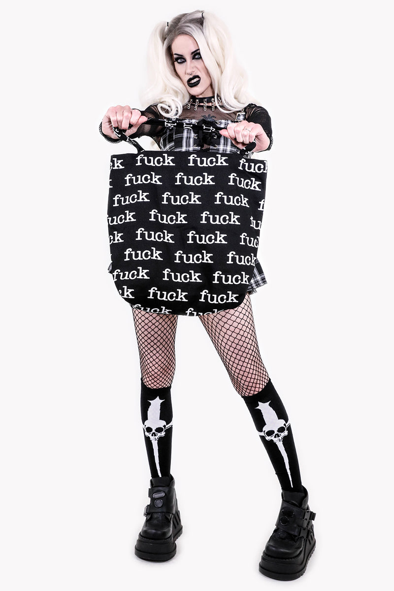 FUCK Tote Bag-Accessories-Lip Service