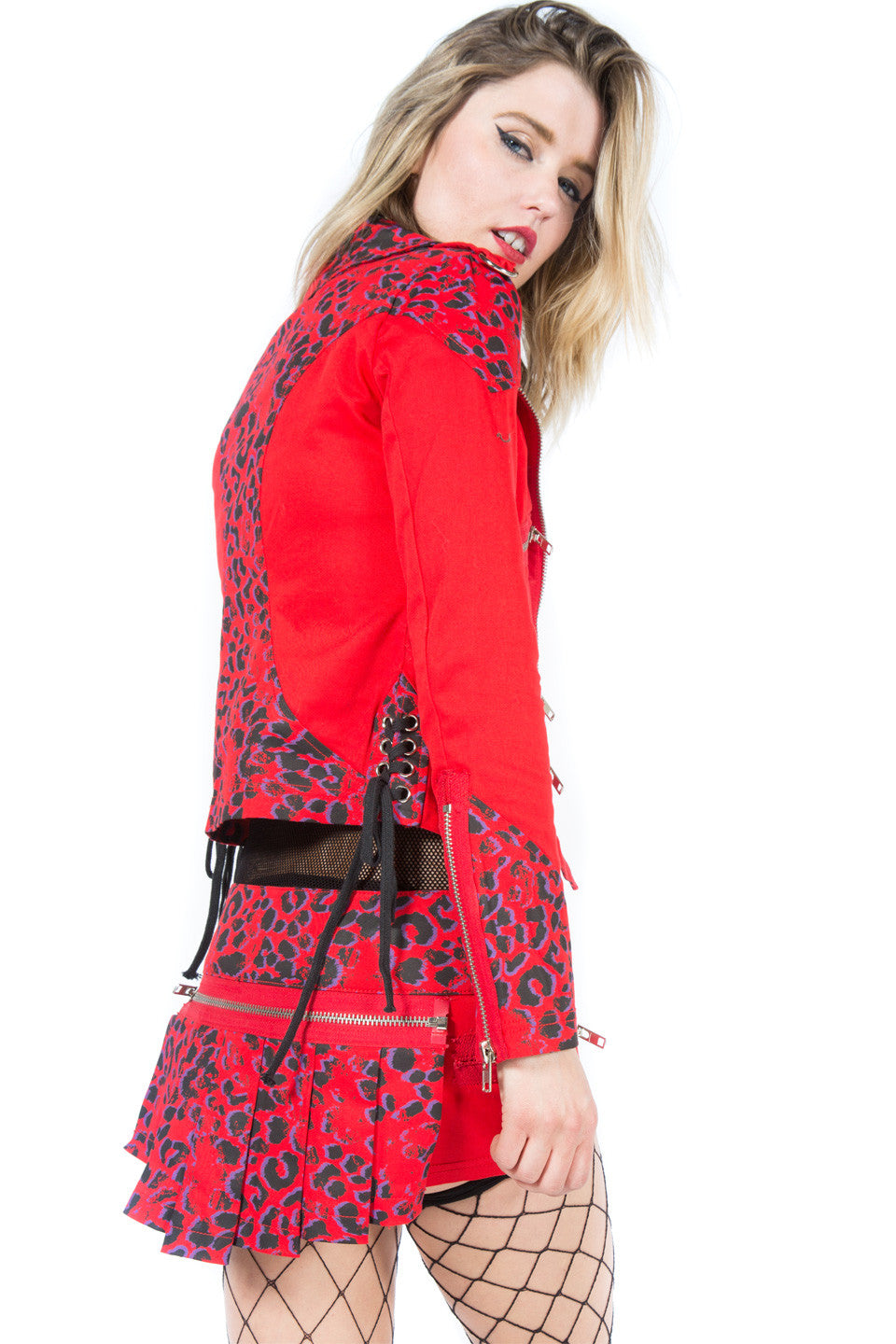 Vintage Turn To Ash Moto Skirt-Skirts-Lip Service