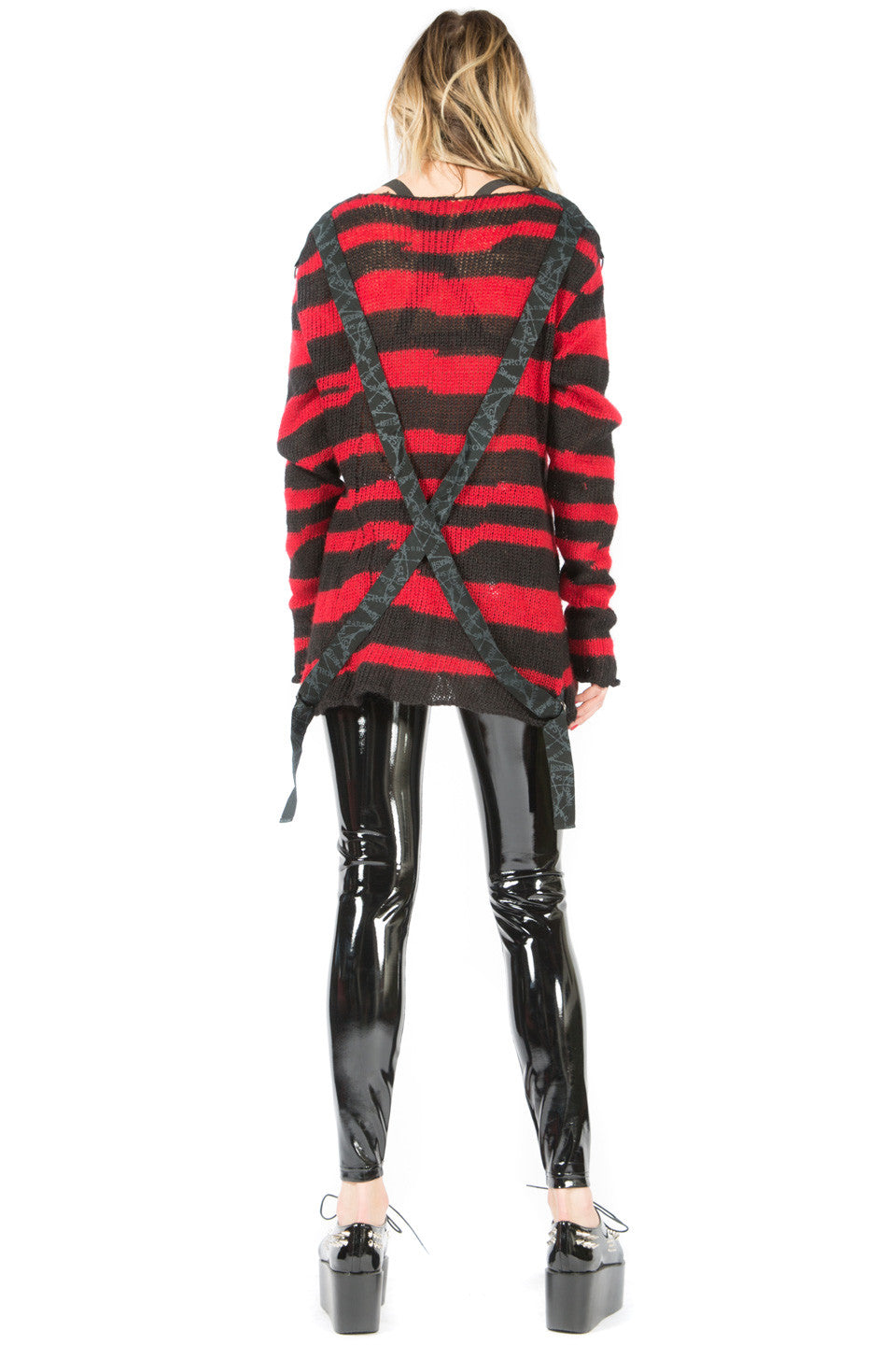 Vintage Nevermind the Mohair Striped Sweater-Tops-Lip Service