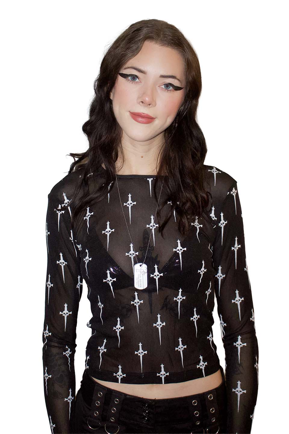 Lip Service Dog Tag Necklace-Accessories-Lip Service