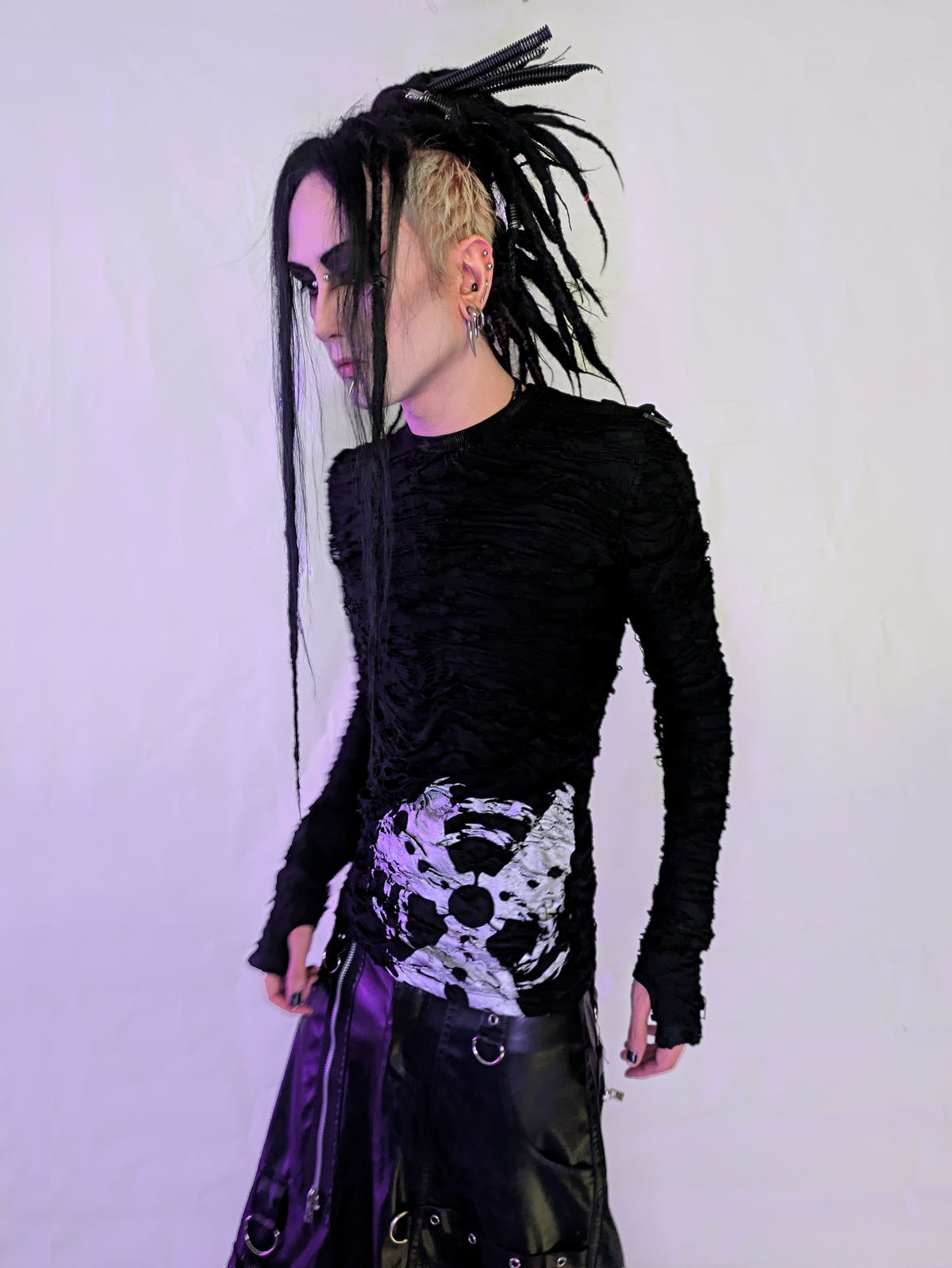 HAZMAT MEN'S LS TOP-Tops-Lip Service