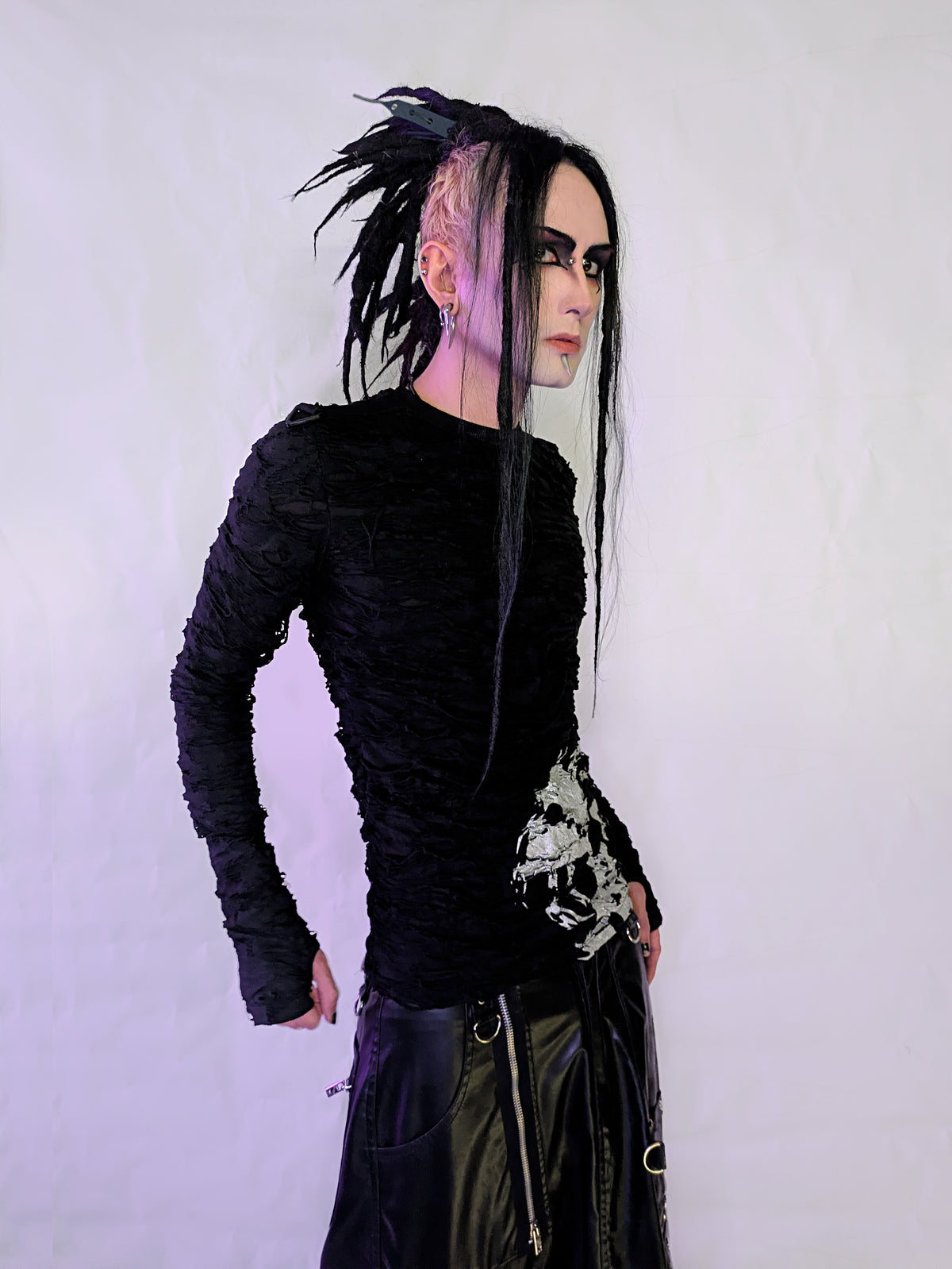 HAZMAT MEN'S LS TOP-Tops-Lip Service