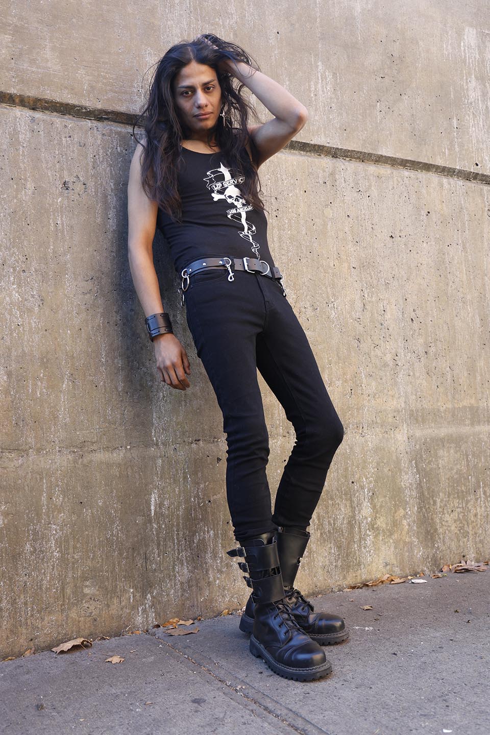 THE 301-G SKINNY BLACK STRETCH FxxK'N JEANS-Bottoms-Lip Service