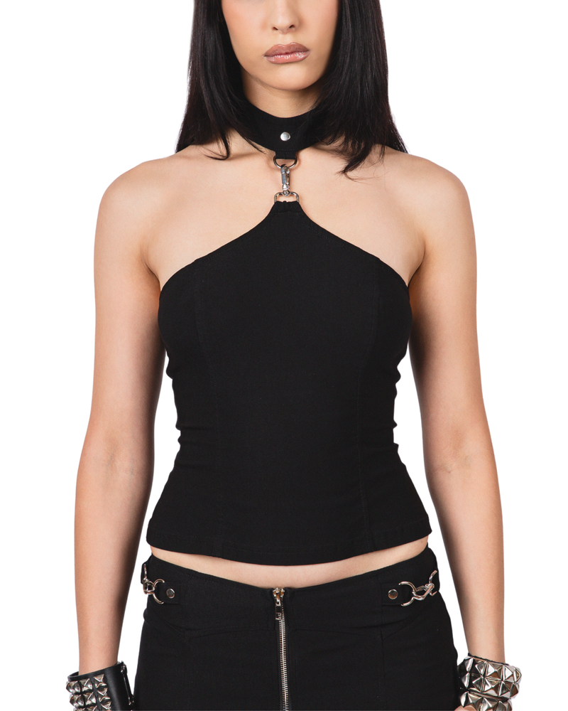 Lip Service X iGirl Blacklist Halter Top-Tops-Lip Service