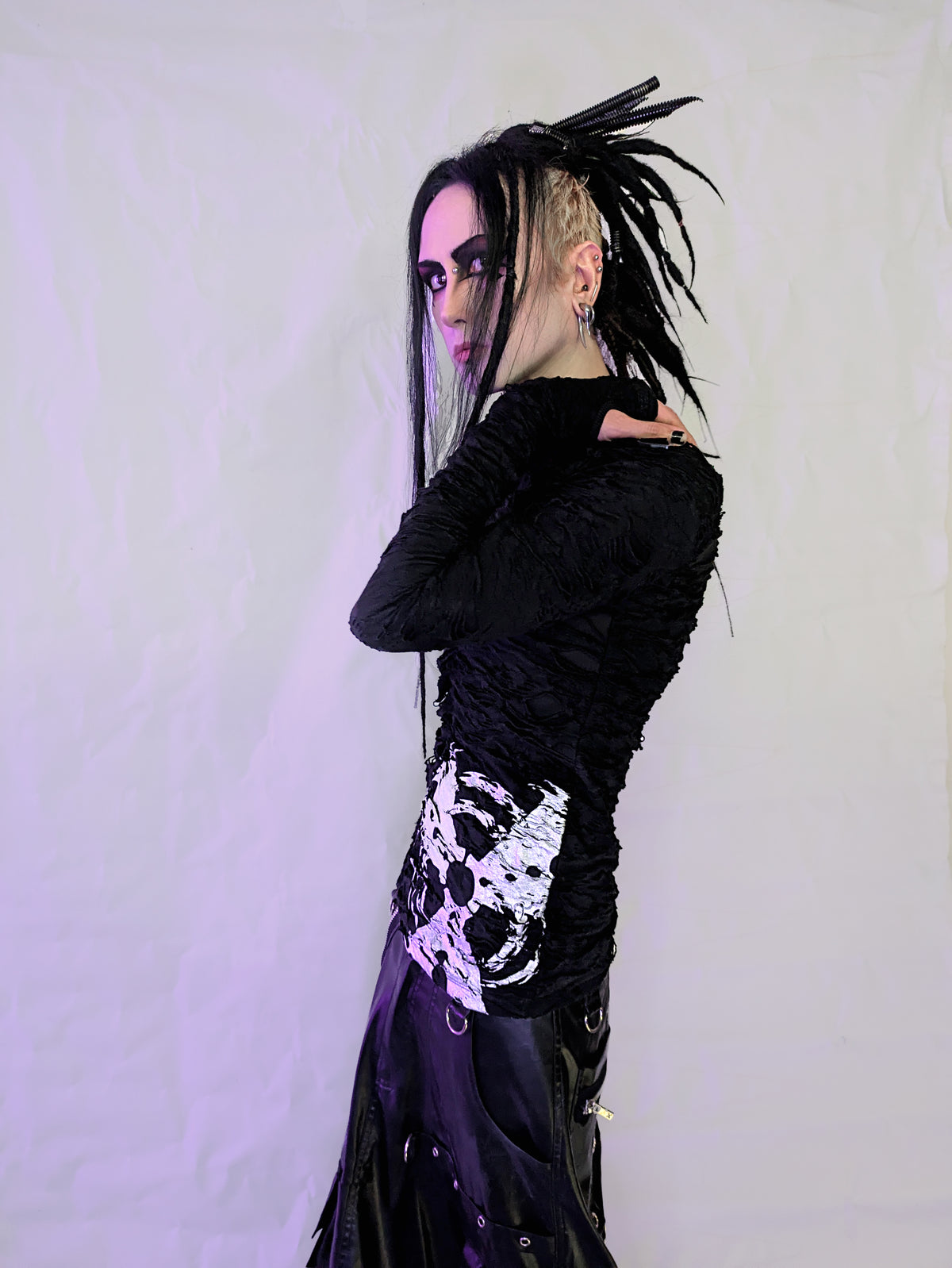 HAZMAT MEN'S LS TOP-Tops-Lip Service