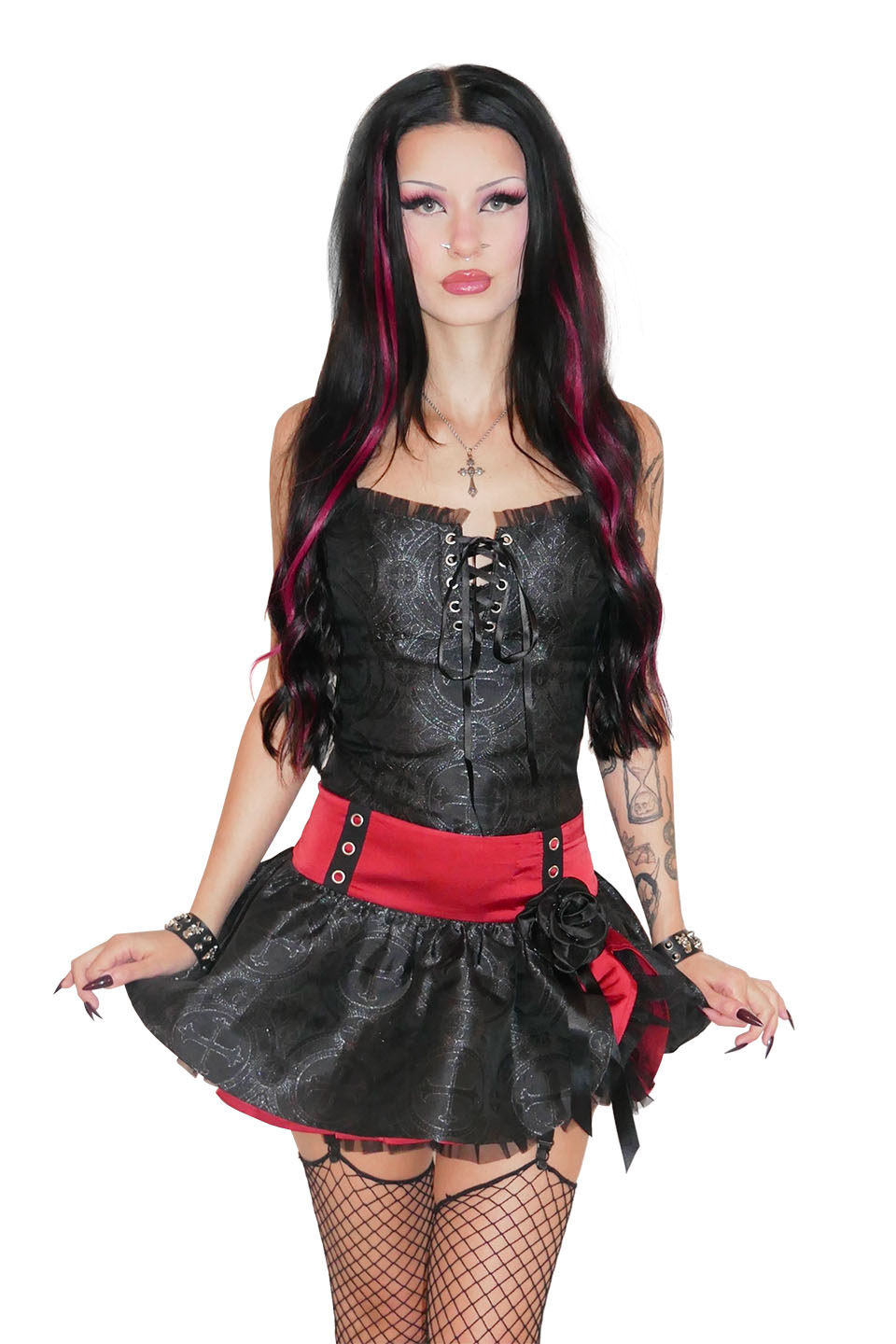 Lip Service X iGirl Brocade Helena Top-Tops-Lip Service