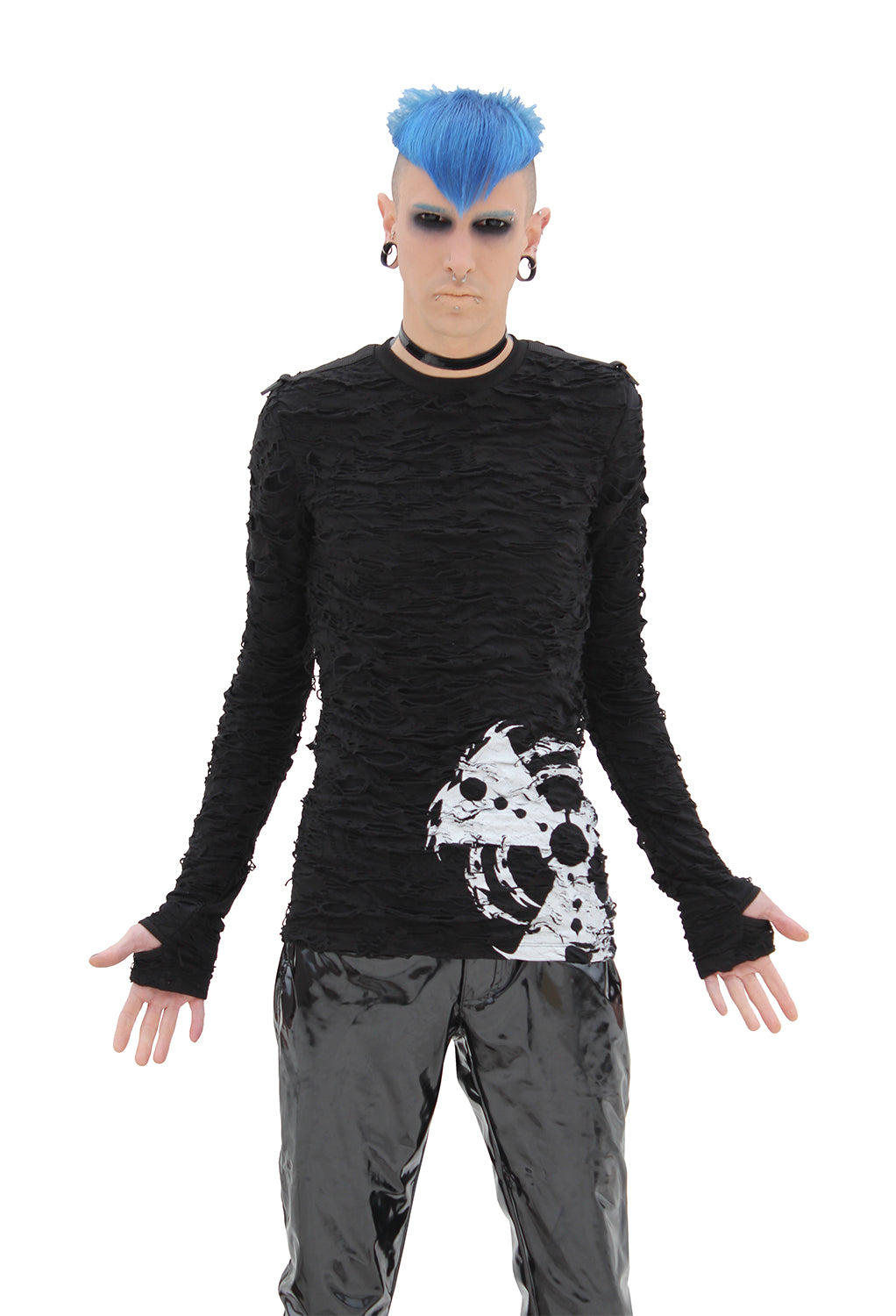 HAZMAT MEN'S LS TOP-Tops-Lip Service