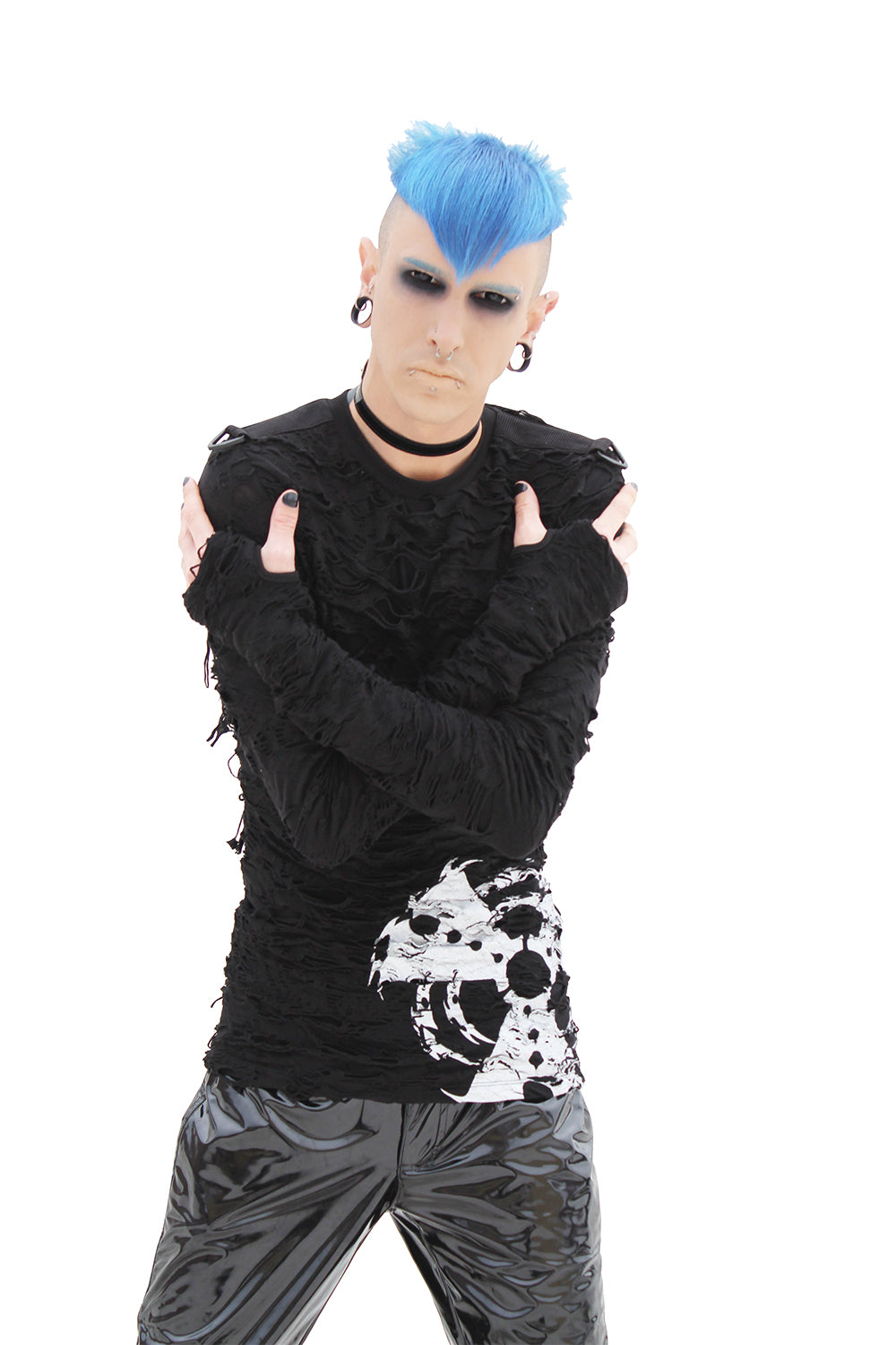 HAZMAT MEN'S LS TOP-Tops-Lip Service