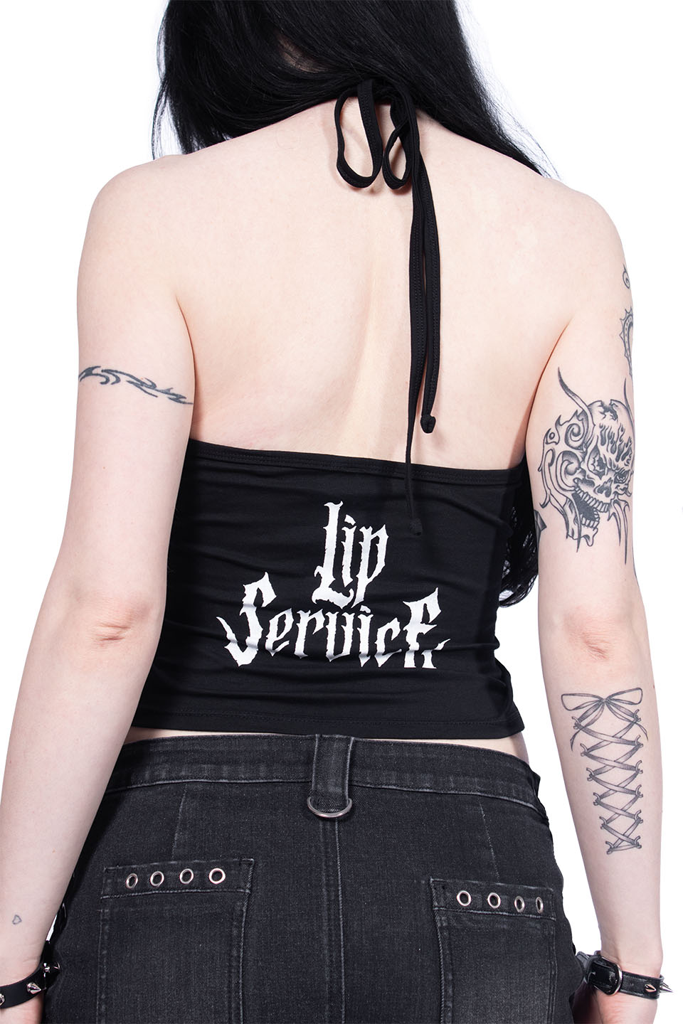 Lip Service X Riddick Death Ankh Halter Top-Tops-Lip Service