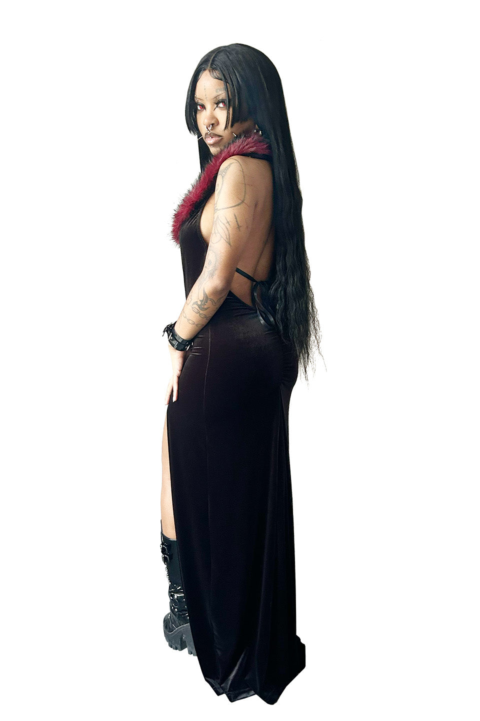 Lip Service X iGirl Mortal Maxi Dress-Dresses-Lip Service