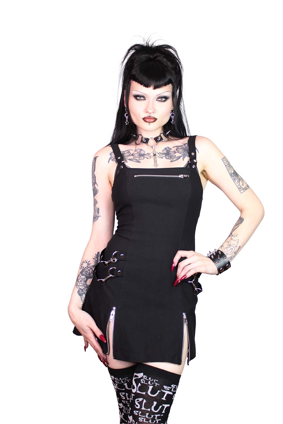 Gangsta Pranksta Annette Dress-Dresses-Lip Service