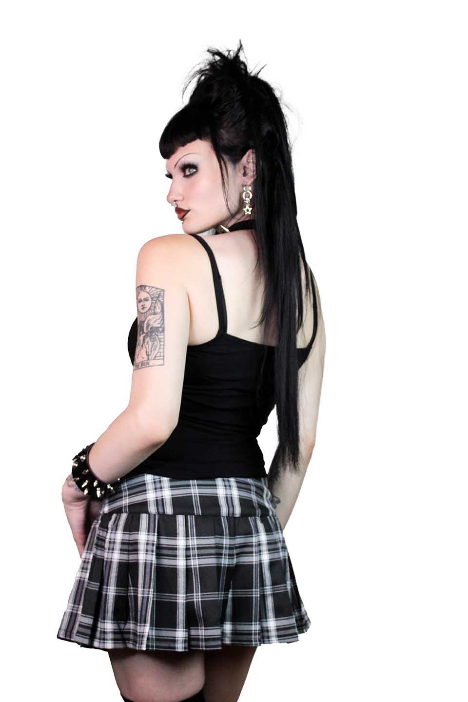 Ameri VINTAGE - MELT THE LADY lily tattoo tops blackの通販