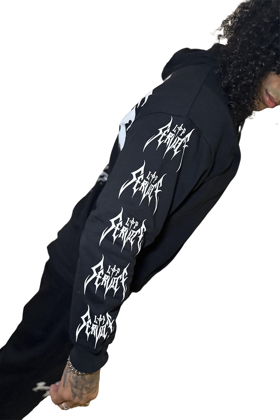 Lip Service Metal Dagger Zipper Hoodie-Tops-Lip Service