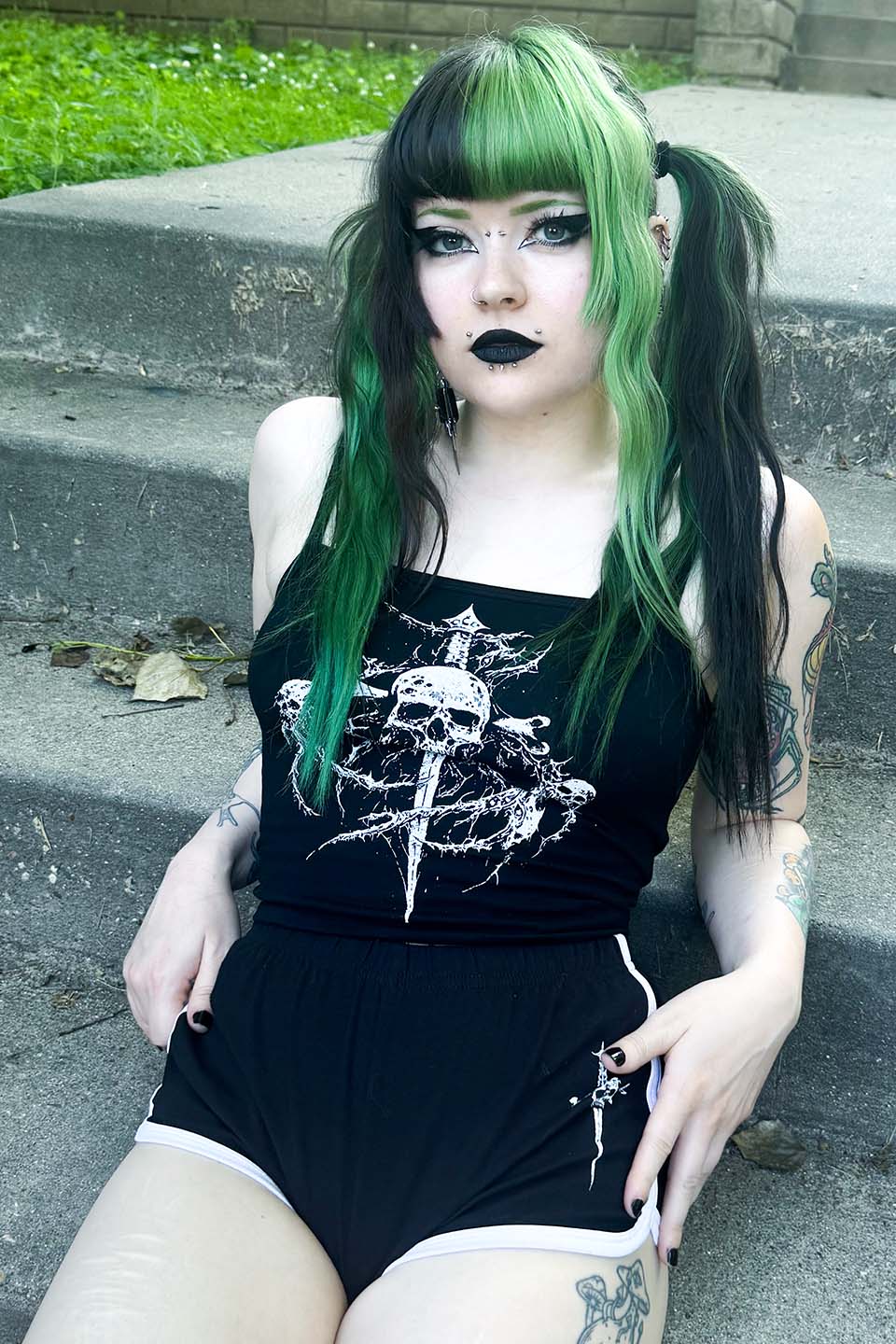 FREE SIZE ・ LIP SERVICE Classic FETISH Vinyl PVC Waist Cincher-Tops-Lip Service