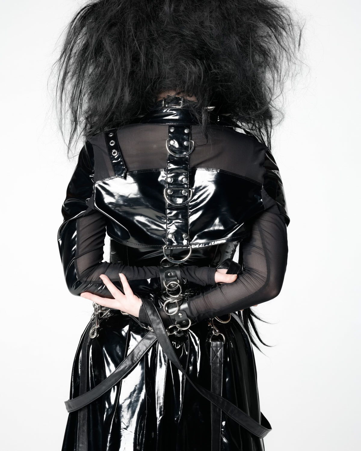 VINYL PVC SHRUG JACKET-Jacket-Lip Service