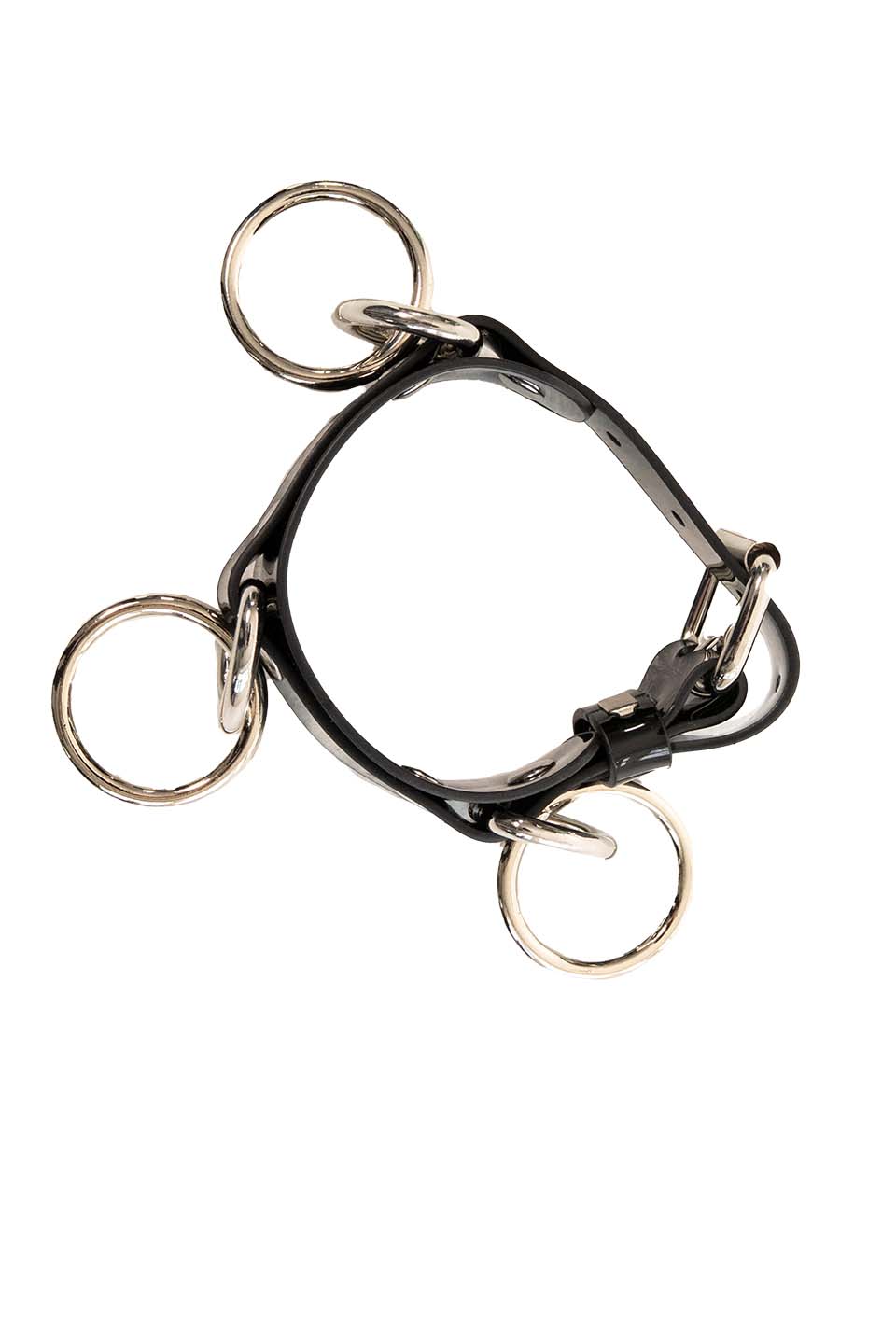 Lip Service PVC Bondage Ring Bracelet Cuff Vegan