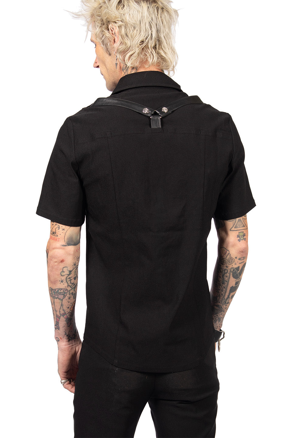 Men's Short Sleeve Gangsta Pranksta Shirt-Tops-Lip Service