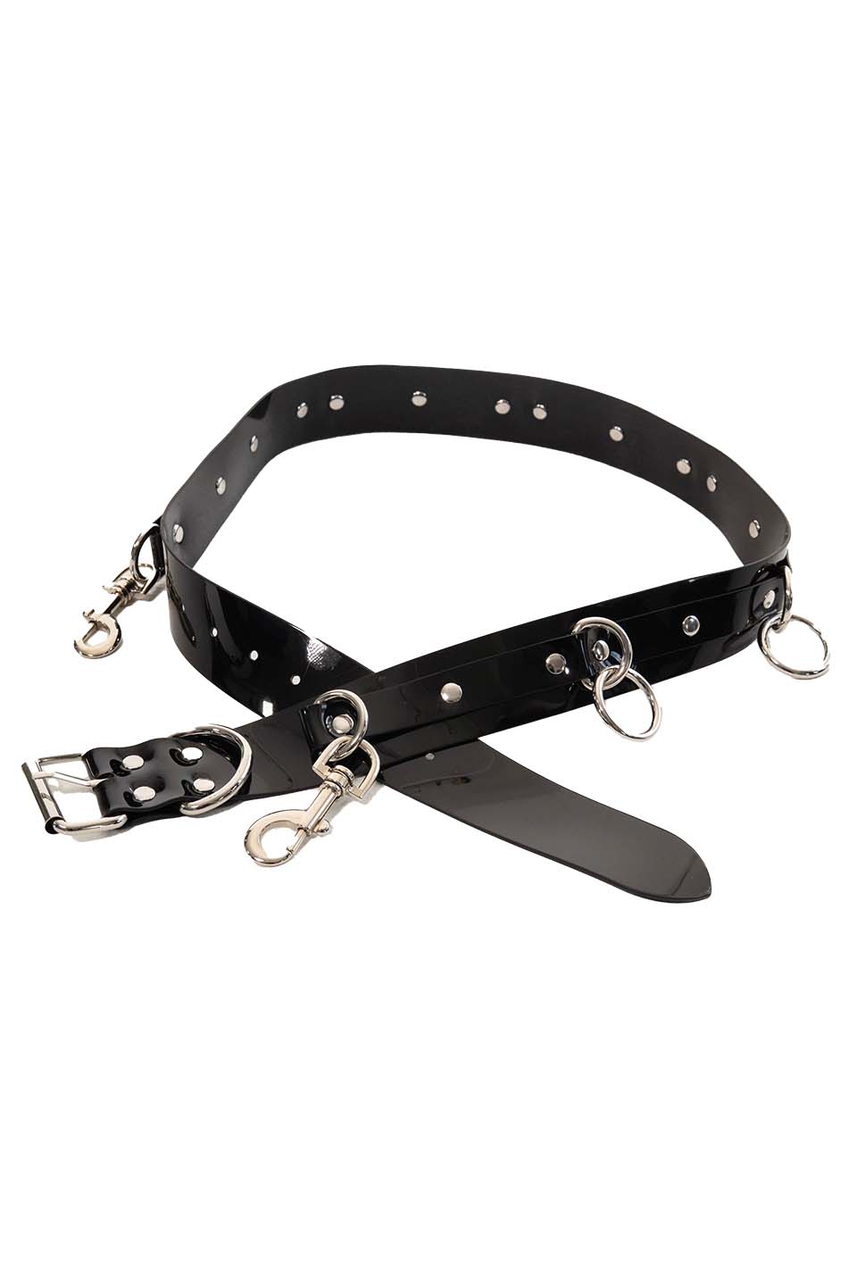 Vegan PVC Bondage Belt