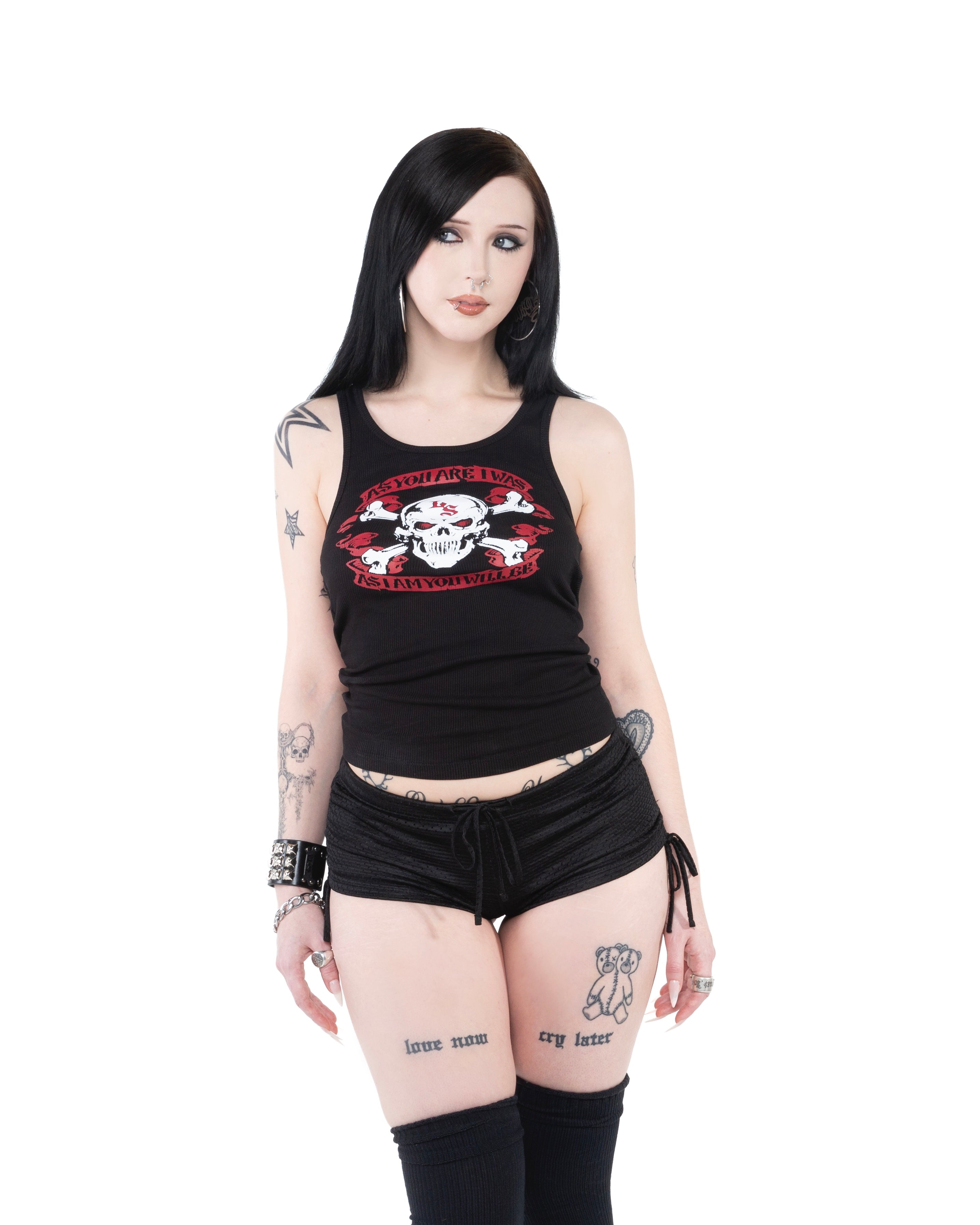 Lip Service X iGirl Skully Tank-Lip Service