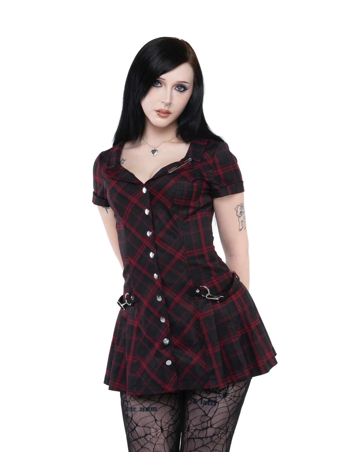 Lip Service X iGirl Plaid Sadie Dress-Dress-Lip Service