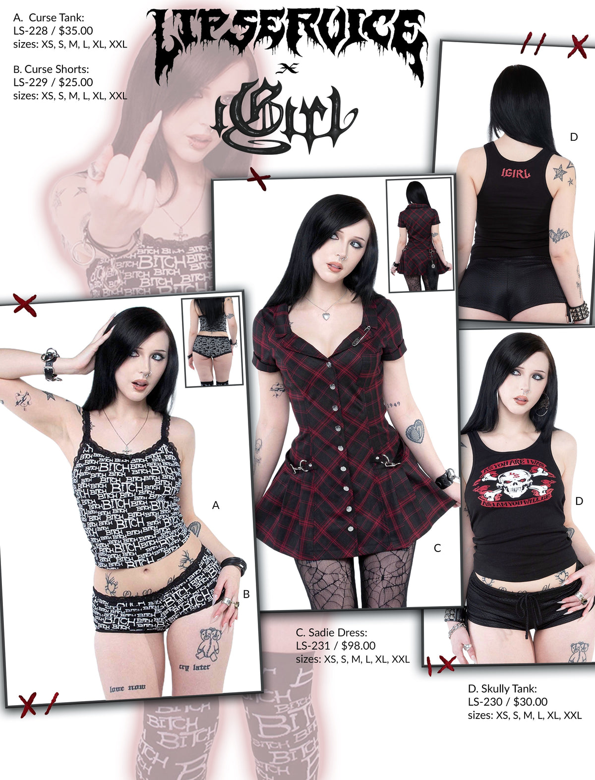 Lip Service X iGirl Plaid Sadie Dress-Dress-Lip Service